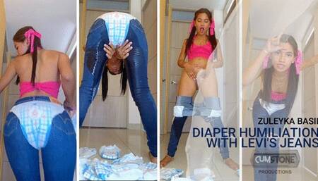 DIAPER HUMILIATION WITH LEVIS JEANS NEW-