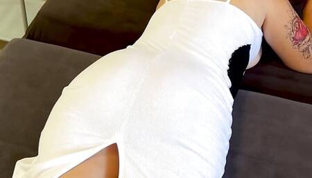 Tired stepmom found the strength to squeeze a dick in her ass