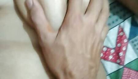 desi Bhabhi enjoying romance and sex with nebighour dever at home on Valentine day