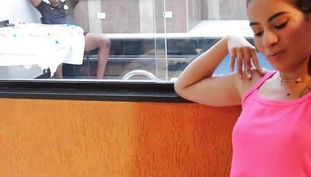 Squeezing Black Monster Cock Inside Kel Aguiar Tight Asshole Full