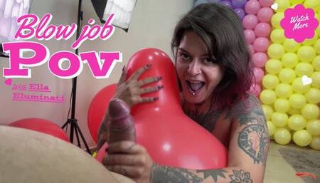 Ella's Seductive Blow Job