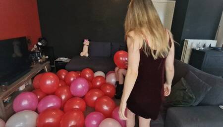 Valentines balloon day with my girlfriend