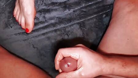 FMe 30 - Part01: Nipples teasing, handjob, footjob, urethra play.