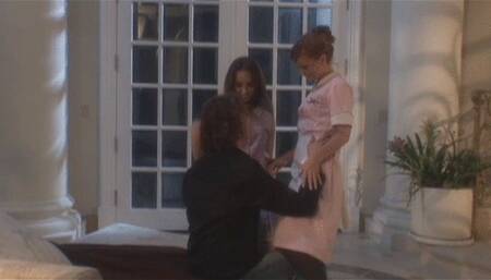 Housemaids Cassie Courtland and Lindsey Meadows Suck And Fuck Theis Boss Nick East! (1st half wmv)