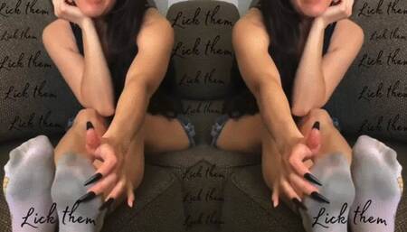 Lick My Dirty Socks – Audio Only – Goddess Makes You Lick Them Clean