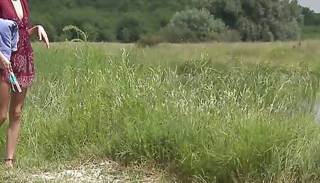 Aliz Gives a Deepthroat Blowjob Before Having Her Ass Gaped Open by His Rod!!!