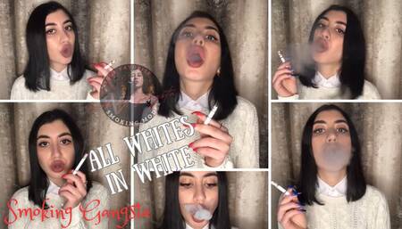 Smoking All Whites in White
