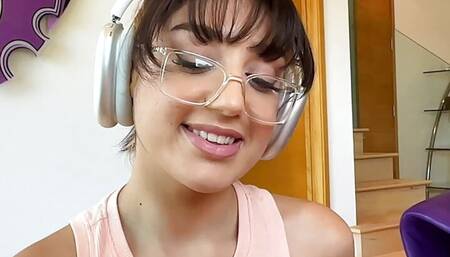 Violet Gems' Yoga Session Gets Interrupted By Jules Jordan