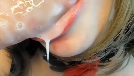 Halloween Vampire Elf Throat Play and Sex