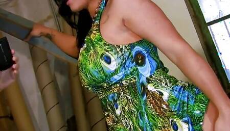 In the ass of a hot busty arab babe