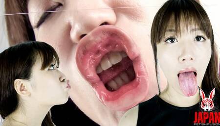 Kazune's Screen Smooch - A Dripping Digital Encounter