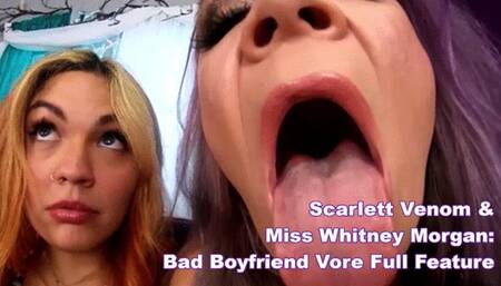 Scarlett Venom & Whitney Morgan: Bad Boyfriend Shrink Vore Full Feature - wmv