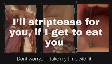 Giantess Phoenix Lets You Enjoy Her Striptease In Exchange For Vore- 1080p