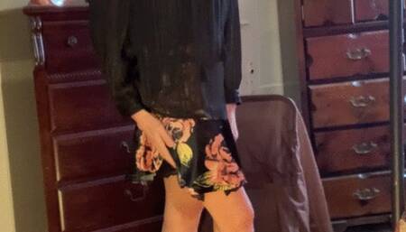 AARIEL DOWN TO BRA AND UNDIES