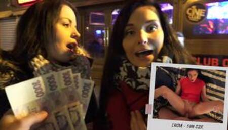 Czech Streets 101  Slovak party girl Lucia