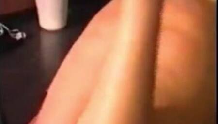 lesbian femdom with caning and strapon