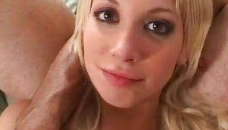 Busty Blonde Amateur Deborah Got Banged in Ass and Pussy by Four Cocks in Porn Casting