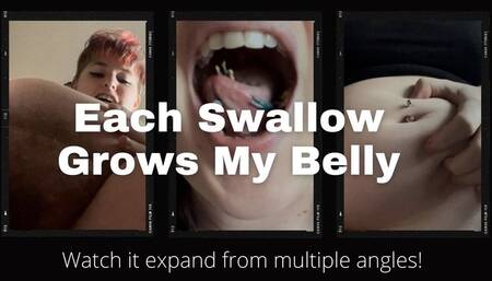 Growing Vore Belly- 4k