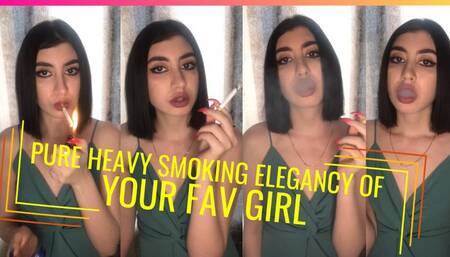 Pure Heavy Smoking Elegancy of Your Fav Girl