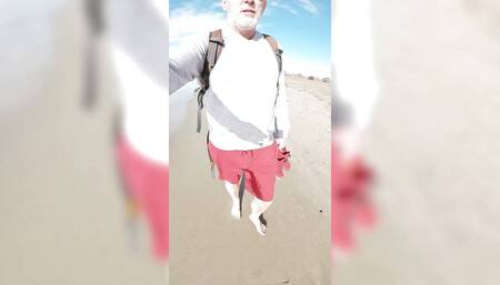 Beach Walk in France