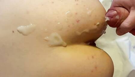 Cum on ass compilation - Huge multiple cumshots