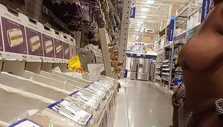 shopping at the hardware store