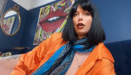 Silky chastity tease