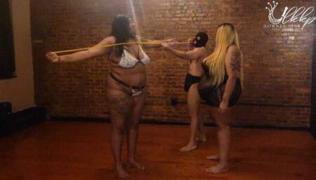 Goddess Amazon Honey and Goddess Jaded Dragon Height Comparison