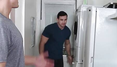 MEN - Landon Mycles Gives Up His Tight Ass To Phenix Saint's Huge Dick For Remodeling His Kitchen