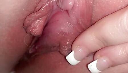 Slow pussy teasing