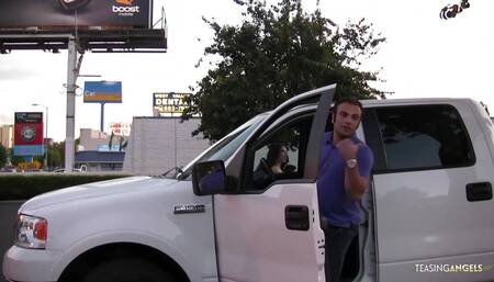 Lucky guy gets to fill brunettes pussy with his hot sticky cum