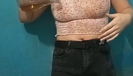 Erika pissed all around, part 8