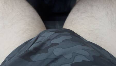 18 Teen Boy Edging in Car