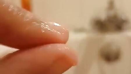 my wife takes a bath