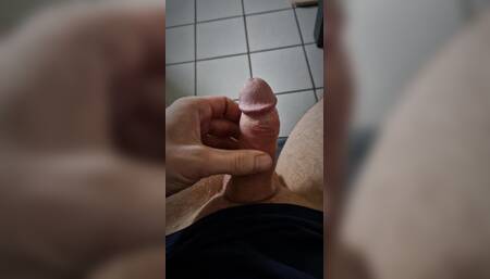 Big uncut Cock played with, you want more?