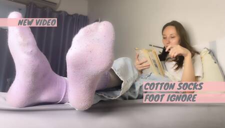 Sweaty cotton socks ignore teaser