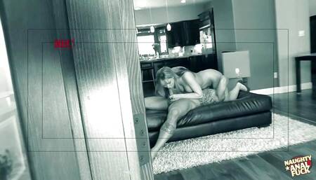 Since her man cheated the curvy blonde has lets the mover pound her big ass