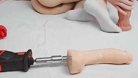 Riding and Stretching Pussy, 18 Year Old