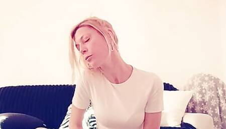 Kokoricca fucking herself with assplug and dildo