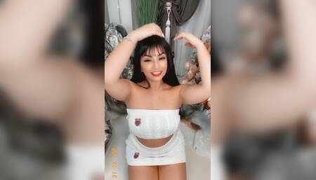 Fingering In White Dress