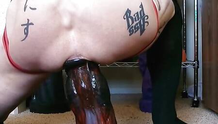 First time riding Bael XL dildo