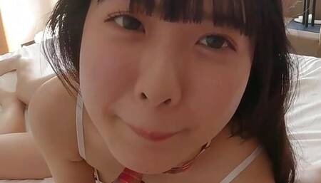 18 year old amateur, beautiful Japanese woman. Cleaning blowjob and creampie sex, uncensored