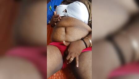 Indian anty bedroom finger massage performance