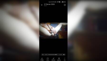 Nice Big Arabian dick of clarabitch handjob and cumshot after wake up
