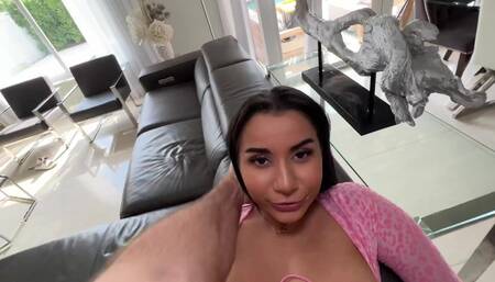 Roxie Sinner is back and ready to fuck my big dick and these huge tits of her love to bounce on top of me!