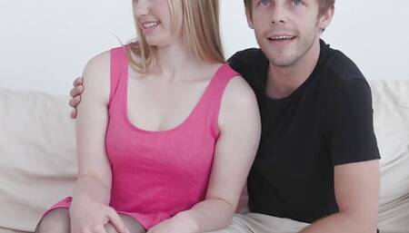 Cuckolding Wife Madison Lush Sucks and Rides Then Gets Ass Pounded