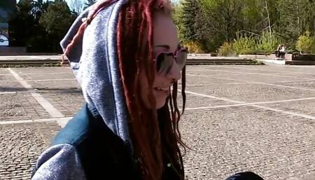 Real public pickup with pierced slut getting ravaged