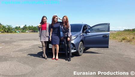 115 - Cheska Pau and Rose reddlining Toyota