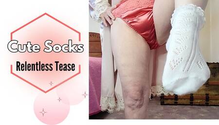 Teased by cute ankle socks