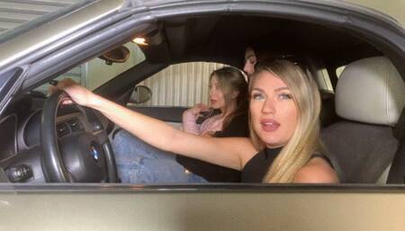 Marica Gaia and Naomi arrested in their car